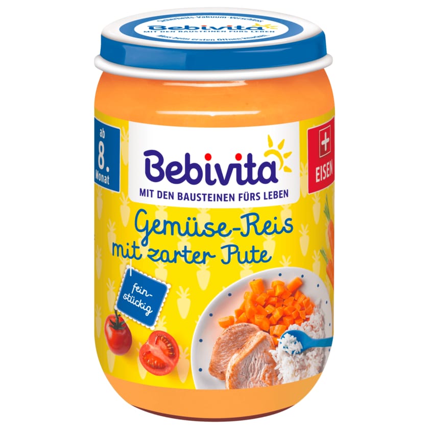 Bebivita Gemüse-Reis mit zarter Pute 220g